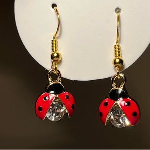 Red Ladybug Earrings